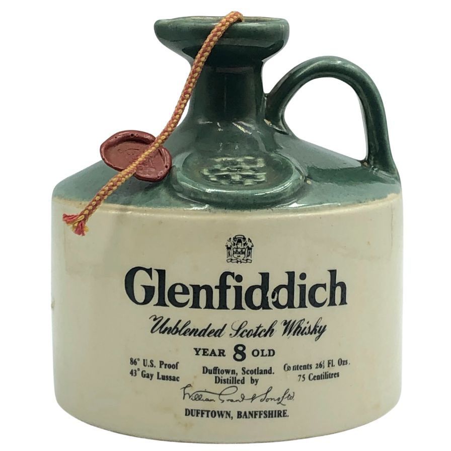 Glenfiddich 18 Years シングルモルトウイスキー 陶器ボトル Glenfiddich (グレンフィディック) エンシェント 18年,ウェッジ