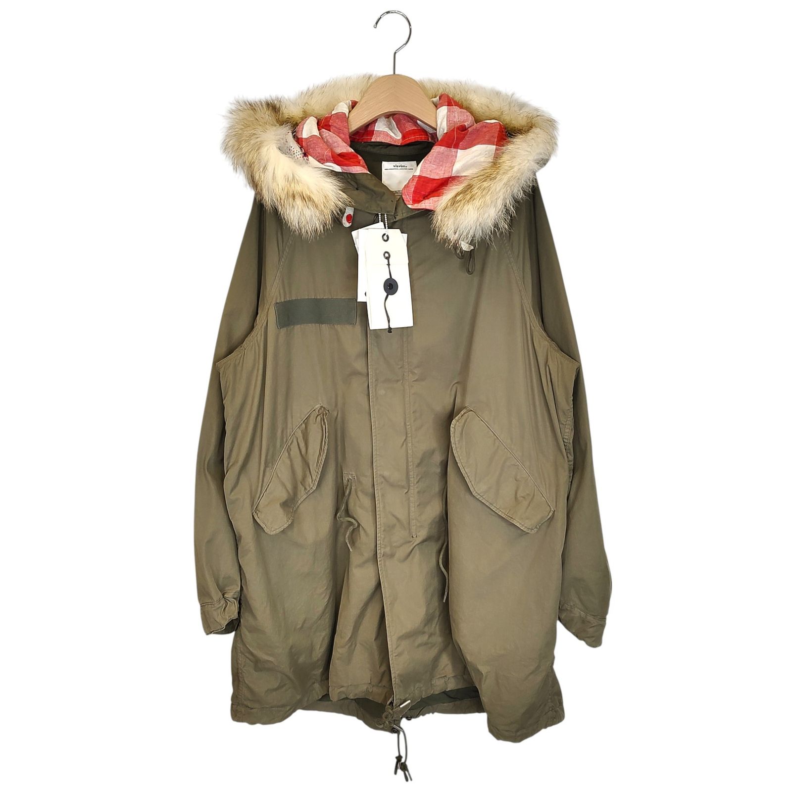 visvim ビズビム 19AW SIX-FIVE FISHTAIL PARKA 泥染 フィッシュテール