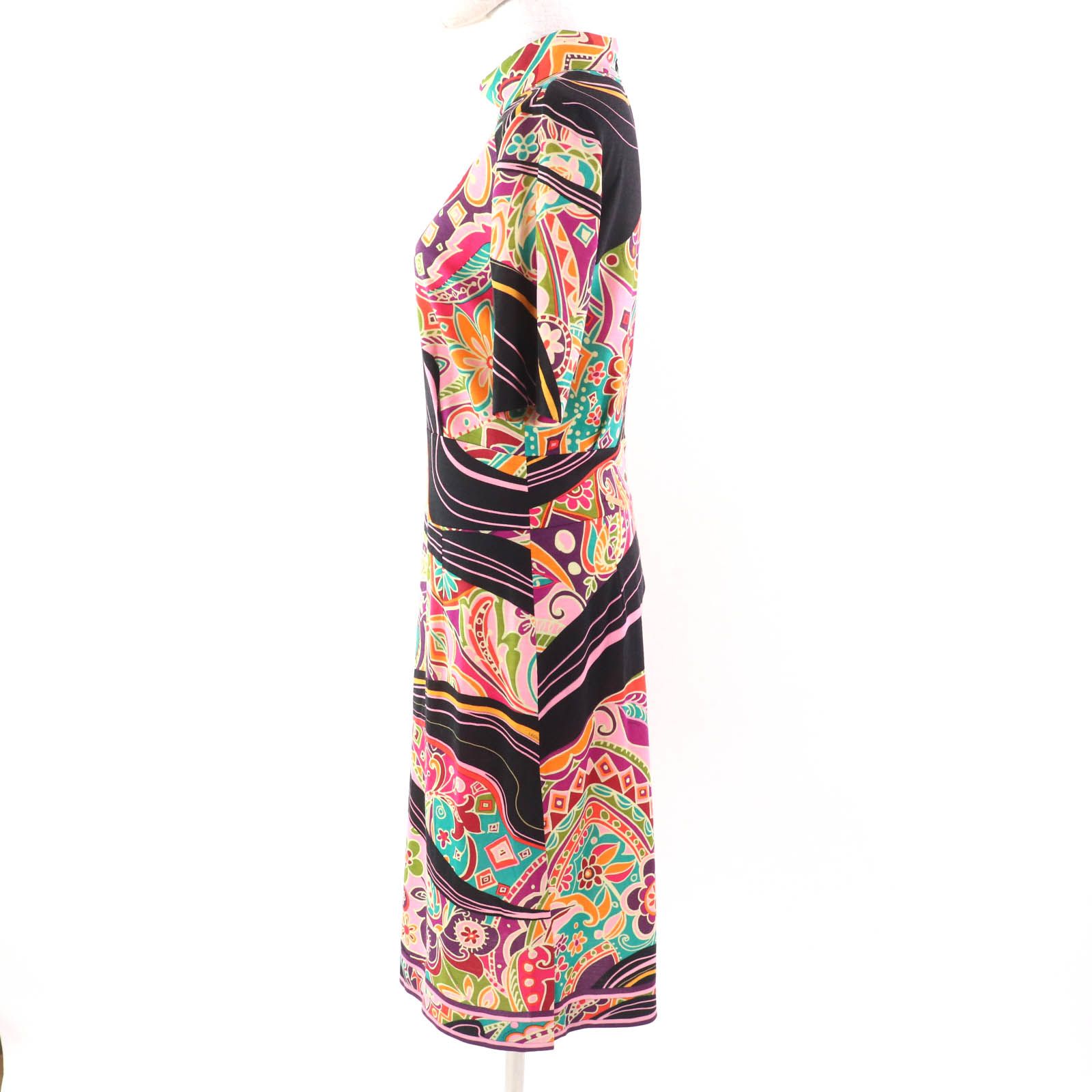 未使用 LEONARD FASHION ペイズリー柄 ロング丈 タイト スカート 極美品☆LEONARD FASHION レオナール ファッション 0340922