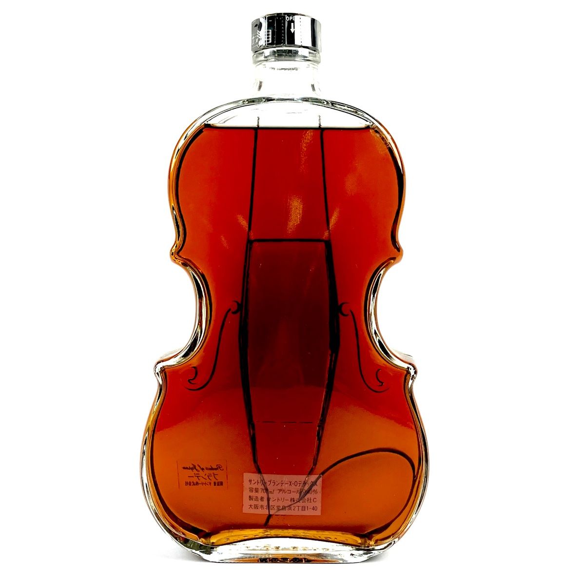 サントリー ブランデー XO デラックス 楽器ボトル バイオリン型度数40 