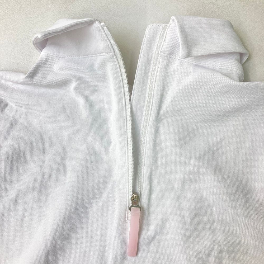 サイズ M DESCENTE GOLF デサントゴルフ LUXE COLLECTION ノースリーブワンピース タイダイ柄 ホワイト系 240101530180 ゴルフウェア レディース ストスト WHITEMONARCHHOTEL_COM