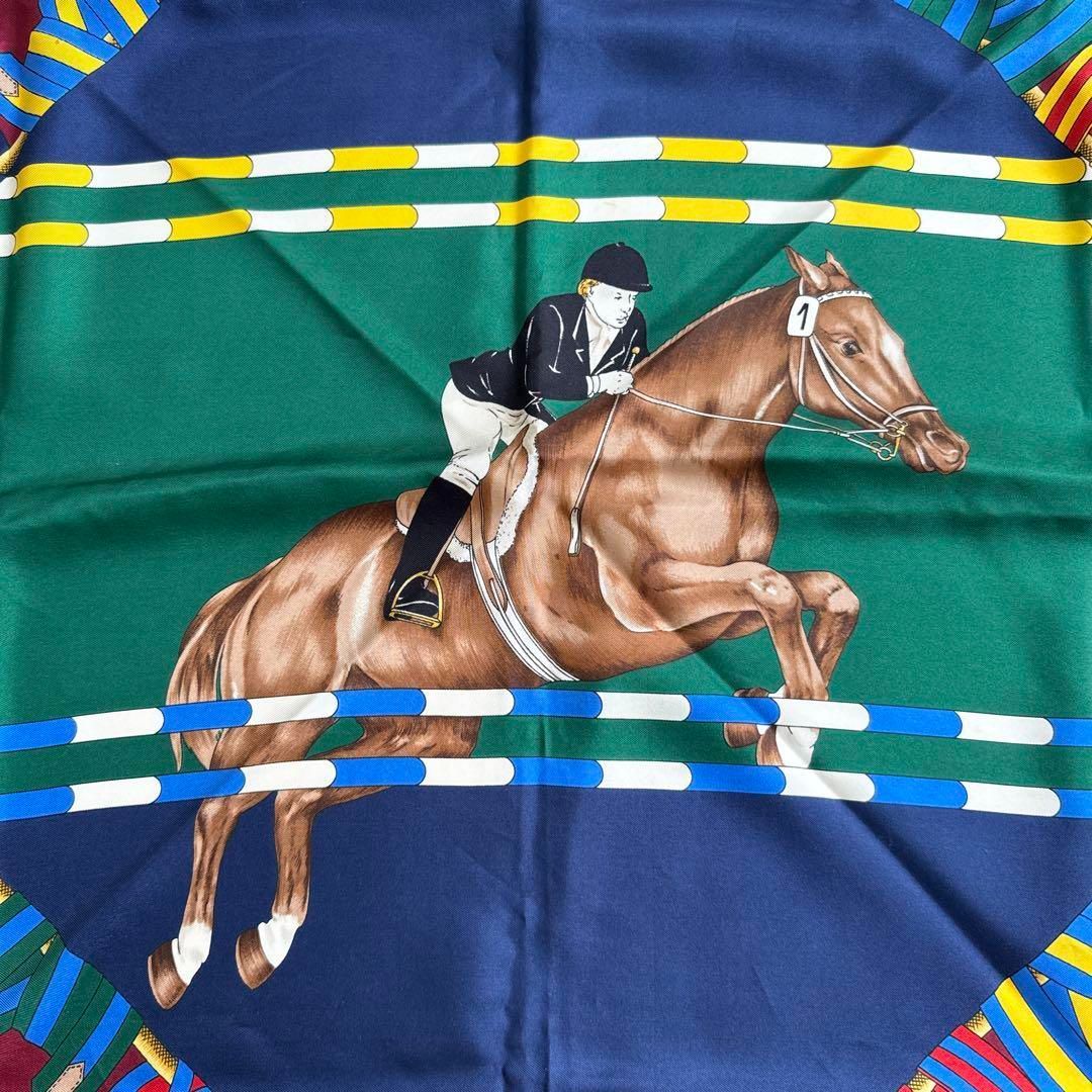 ★GUCCI★ スカーフ 大判 ポロ 馬具 ベルト 馬 ネイビー ☆GUCCI☆ スカーフ 大判 ポロ 馬具 ベルト 馬 ネイビー - メルカリ