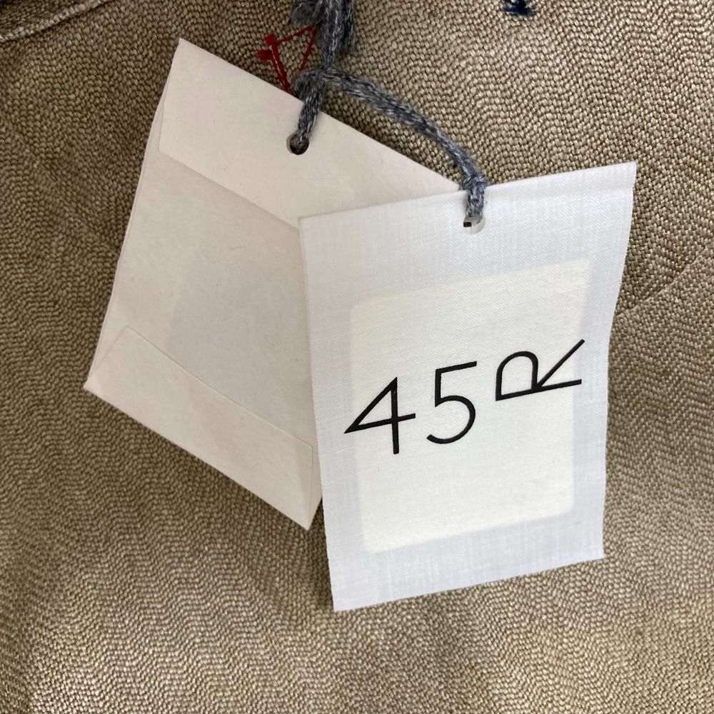 45R フォーティファイブアール リネンヘリンボーンの908オーシャンオール ジャケット 80210051 サイズ1 カーキ レディース 古着 GULLKHAN_COM
