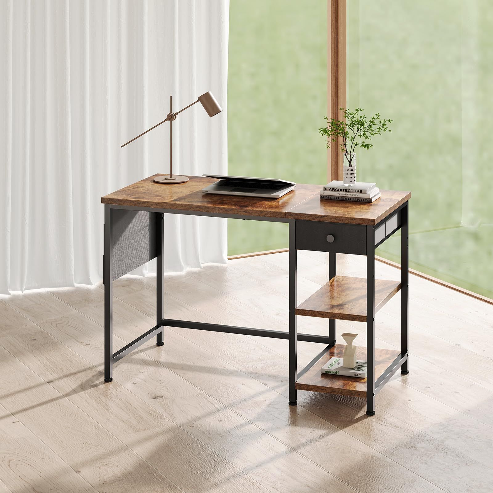 ラック付き desk