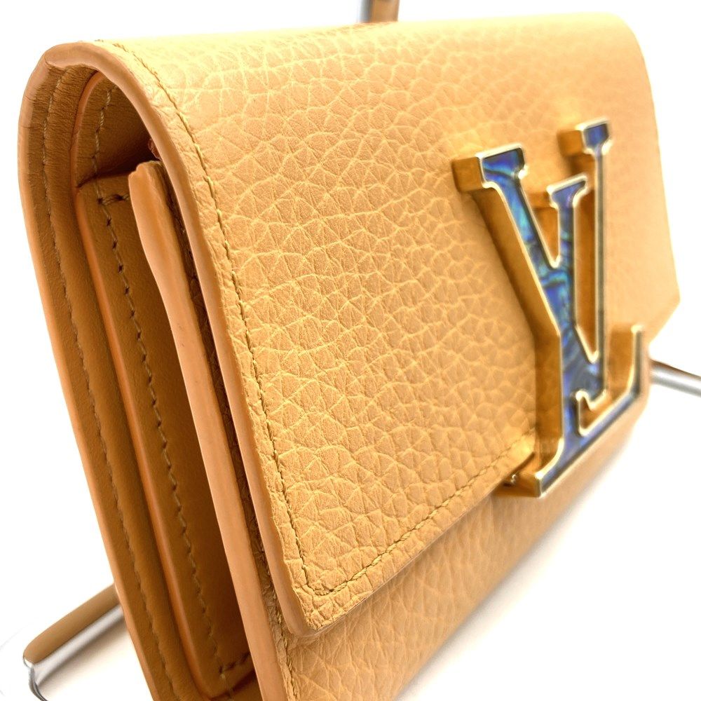 【最終価格】ポルトフォイユカプシーヌ　レザー 3つ折り財布 ルイヴィトン LOUIS VUITTON ルイ・ヴィトン M81669 ポルトフォイユカプシーヌ