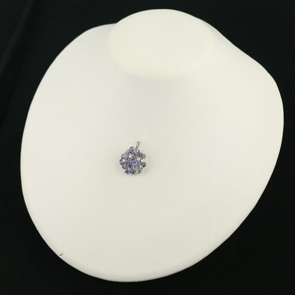タサキ　1Pパール　ダイヤモンド　サファイア　タンザナイト　ペンダント　k18 TASAKI タサキ ペンダントトップ ダイヤ ダイヤモンド 0.21ct