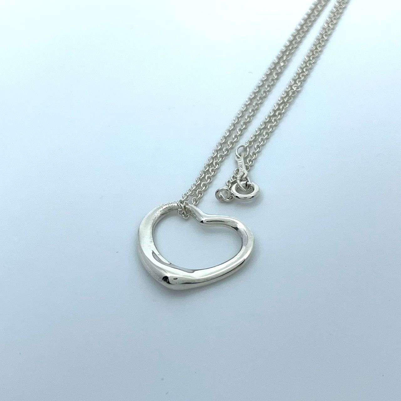 TIFFANY & CO. オープンハートネックレス希少ラージサイズsv925 TIFFANY&Co. ティファニー オープンハート ネックレス SV925