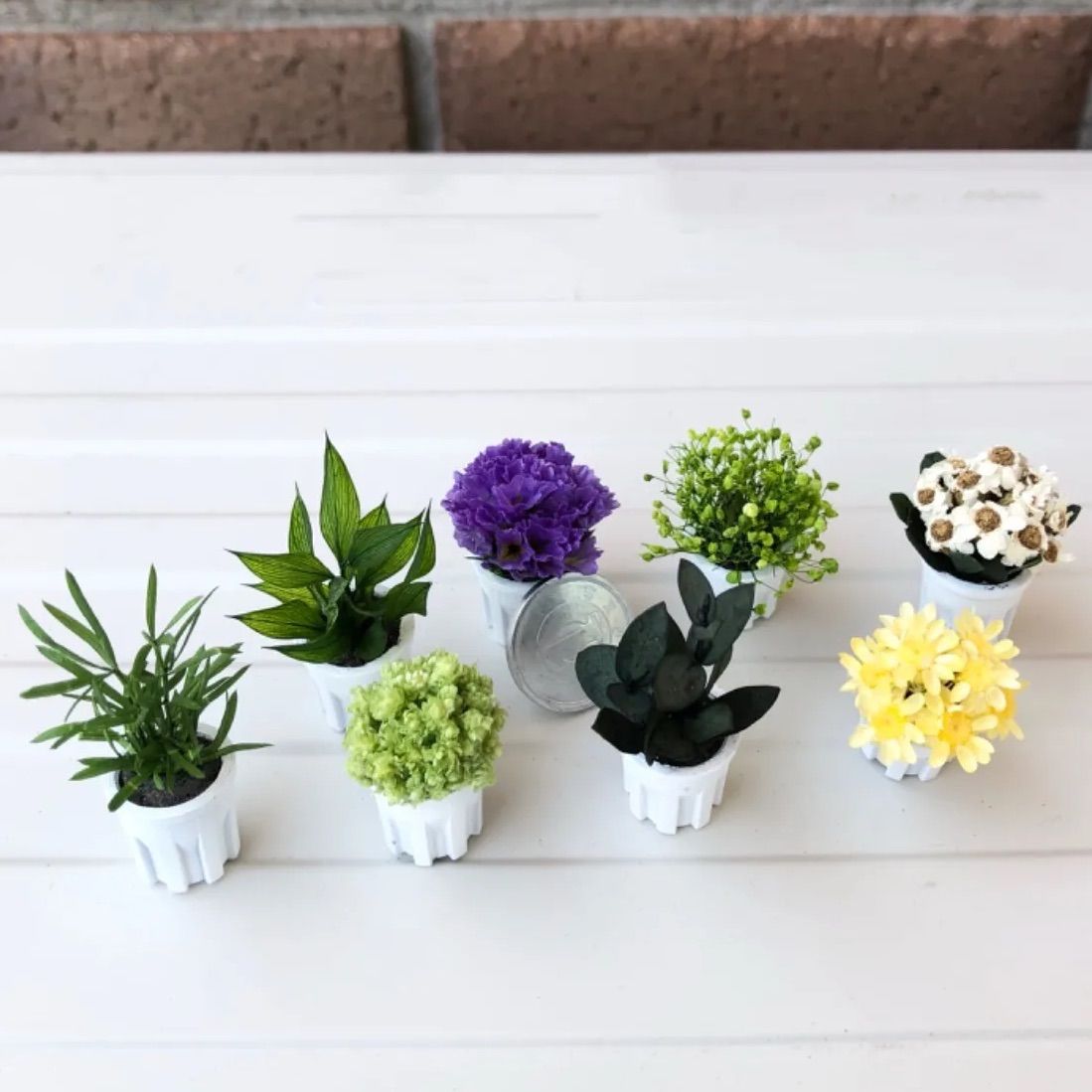 公式ショップ ミニチュア ディスプレイ 模型 花 花壇 植物