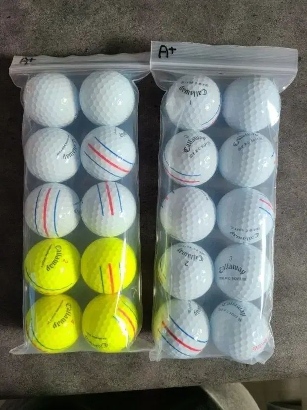 151】ロストボール キャロウェイ ERC SOFT 年代混合 100球 B