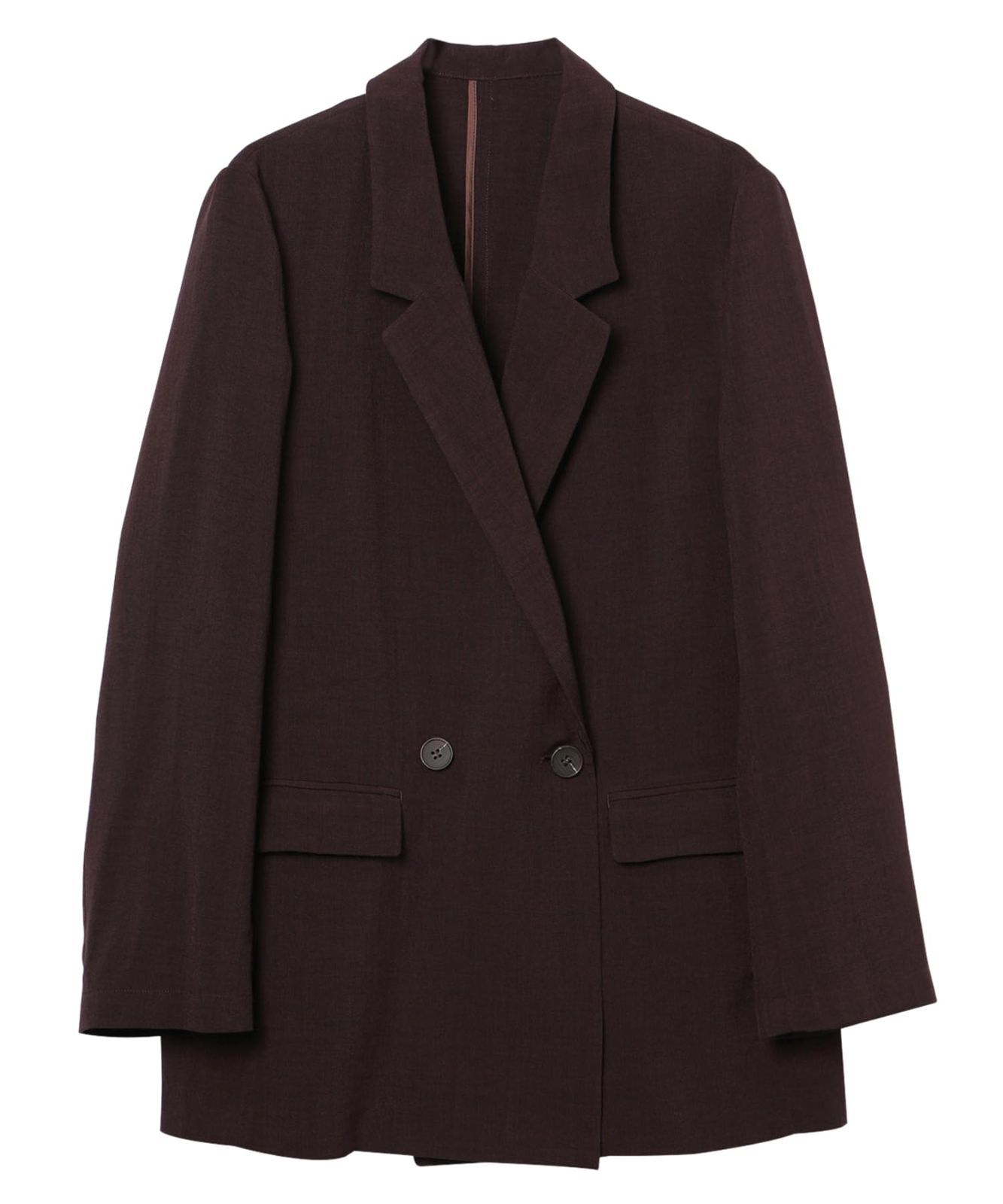 Size S_Color ダークブラウン 20 ビス ジャケット ご につき追加生産|新色追加 美easyリネンライクテーラードジャケット 接触冷感 洗える レディース BVV34200 ダークブラウン 20