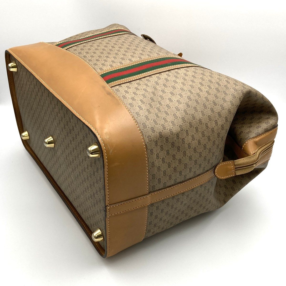 GUCCI グッチ ボストンバッグ 旅行 バッグ マイクロGG シェリーライン