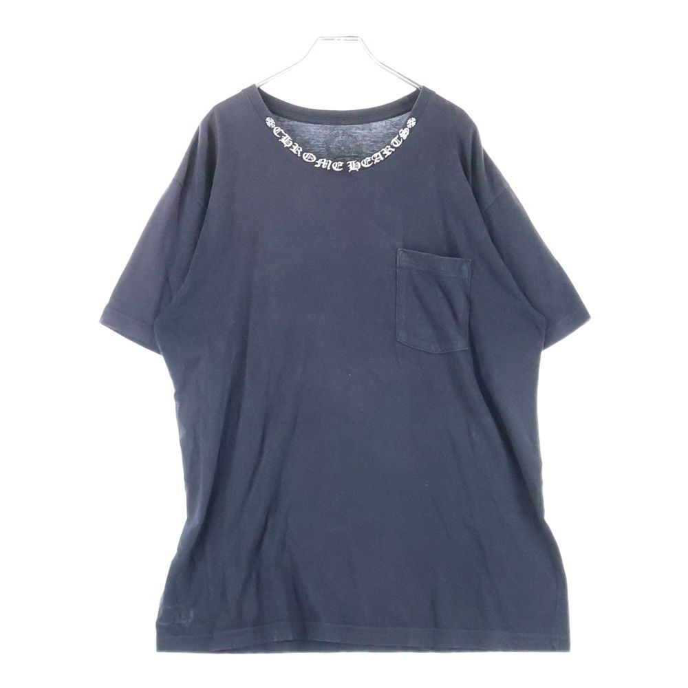 CHROME HEARTS (クロムハーツ) NECK LOGO TEE ネックロゴ バック