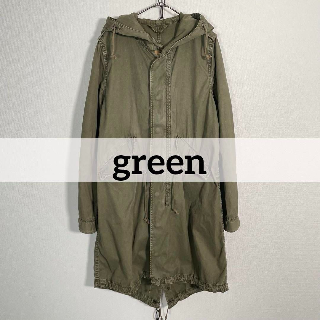 日本製 green モッズコート M65 HYKE ハイク サイズ2 カーキ系 レディース サイズ2 MEDIUM