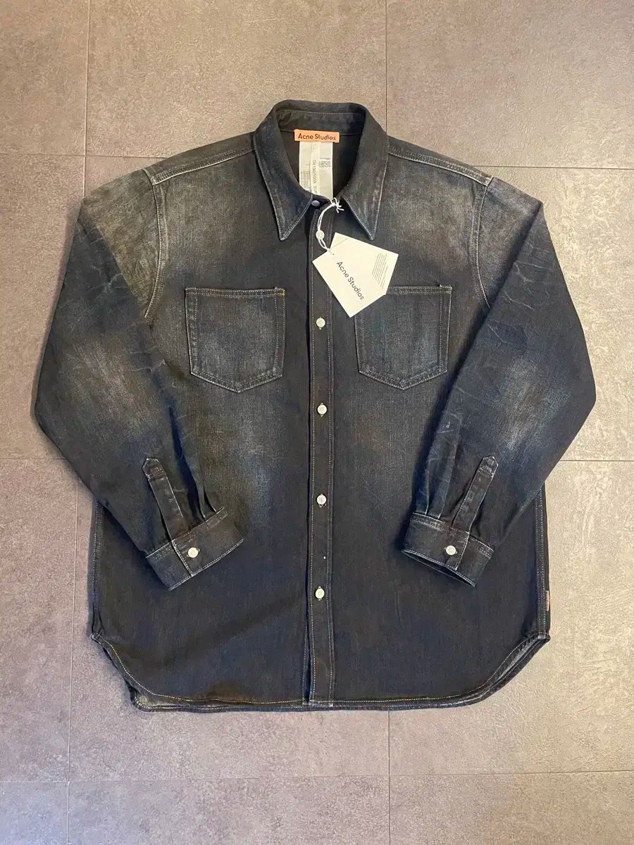 25ss Acne Studios アクネストゥディオズ フェード ウォッシング デニム シャツ ジャケット