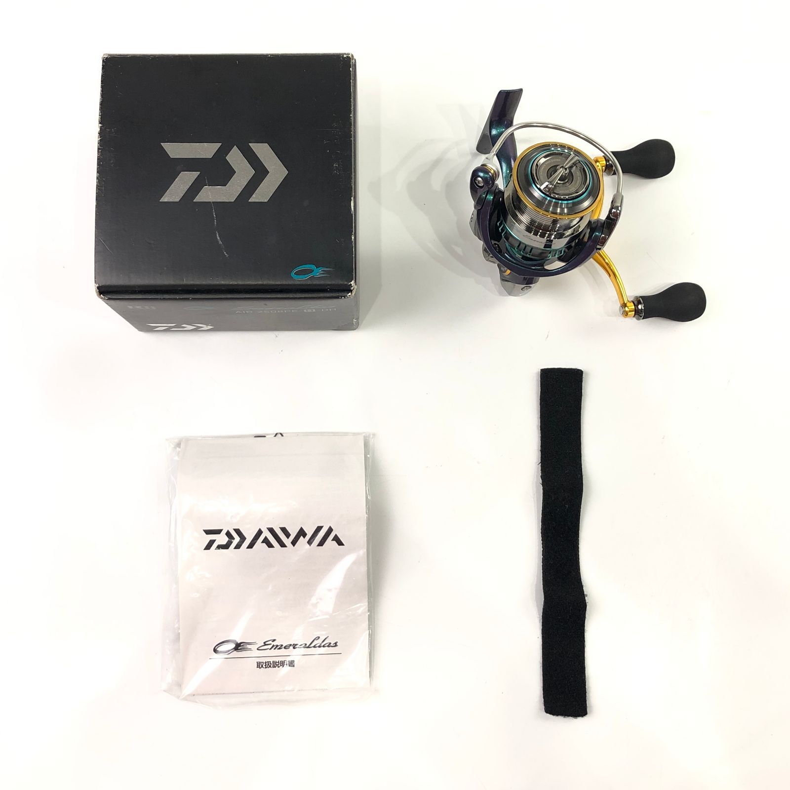 ダイワ 15 エメラルダス AIR 2508PE-H-DH スピニングリール 箱 中古品