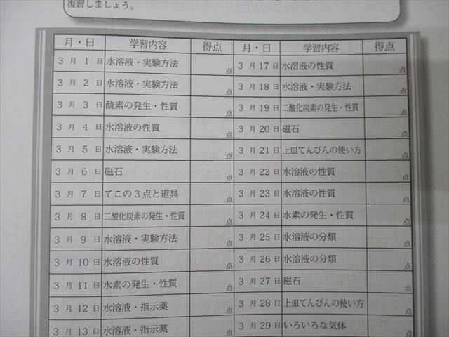 Gnoble グノーブル 5年生 基礎力テスト 理科 3月号～1月号 計11