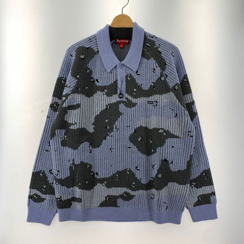 中古美品】 SUPREME シュプリーム SMALL BOX LOGO POLO SWEATER 24AW