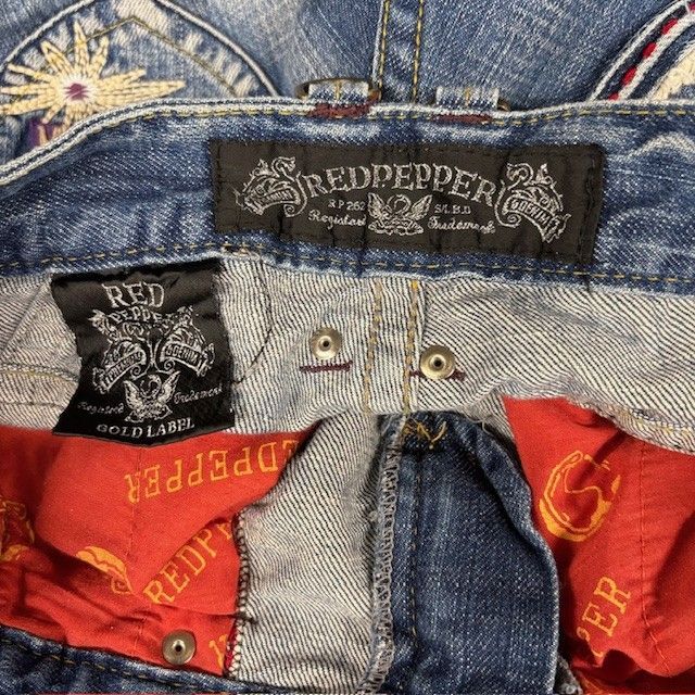 レッドペッパー RED PEPPER RED LABEL デニムパンツ 青 27