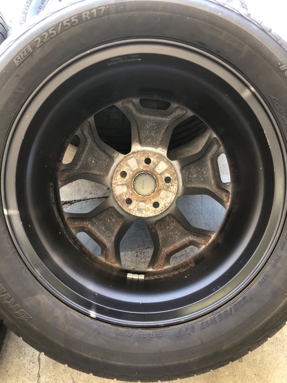 スバル XV 225/55R17 夏 サマータイヤ 2021年 17インチ 純正