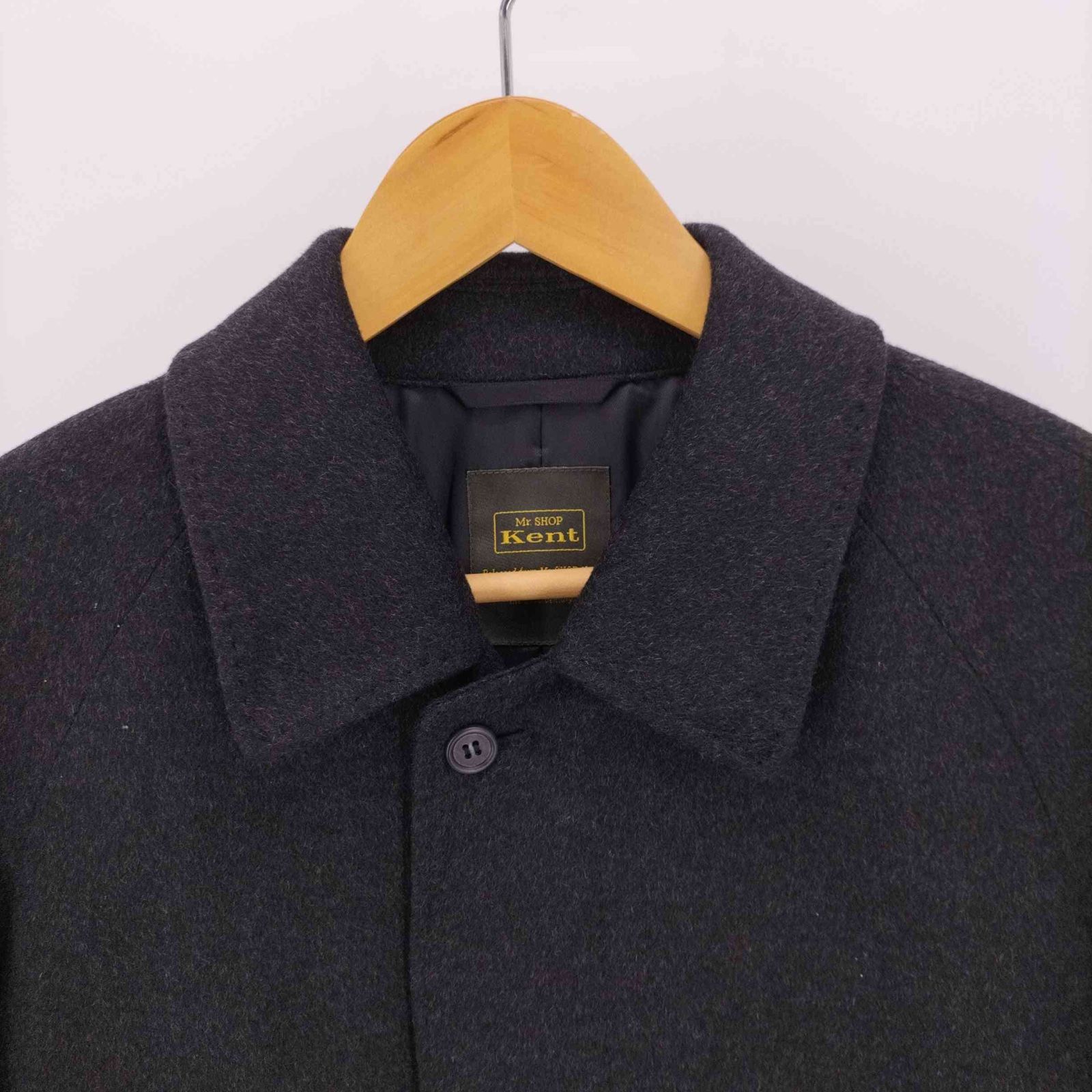 KENT ステンカラーコート　　 (カシミヤ100%) ミスターショップケント Mr.SHOP Kent カシミヤ 100 ステンカラー