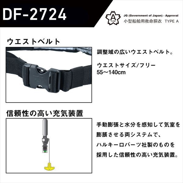 インフレータブルライフジャケット