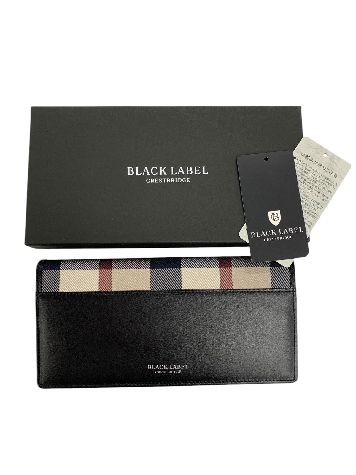 ブラックレーベルクレストブリッジ 長財布　未使用品 未使用品】ブラックレーベル クレストブリッジ（BLACK LABEL