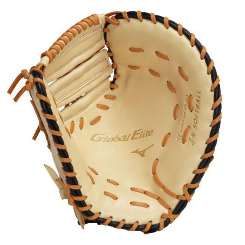 ミズノ MIZUNO ソフトボール用グローバルエリート Hselection SIGNA 捕手 一塁手兼用 グローブ グラブ キャッチャー ファーストミット 1AJCS3231 8009ブロンド×ブラック