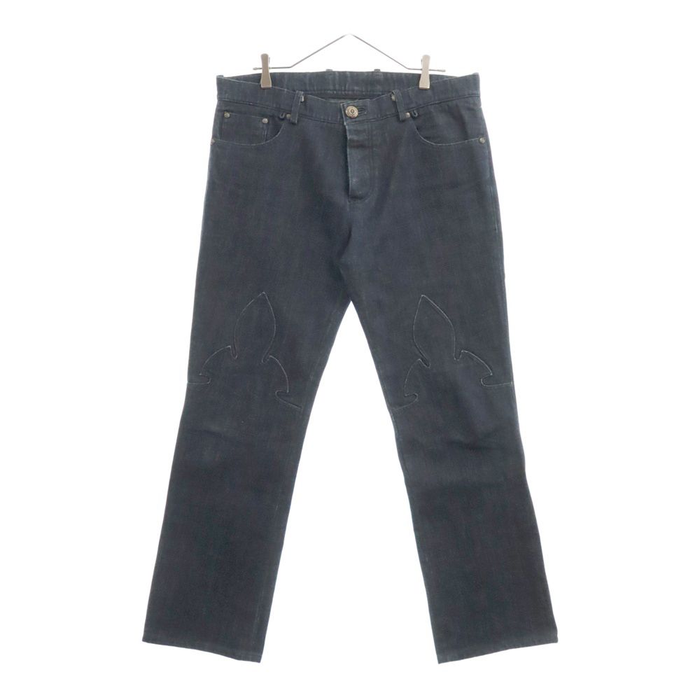 CHROME HEARTS (クロムハーツ) FLEURKNEE DNM PANTS フレアニー デニム