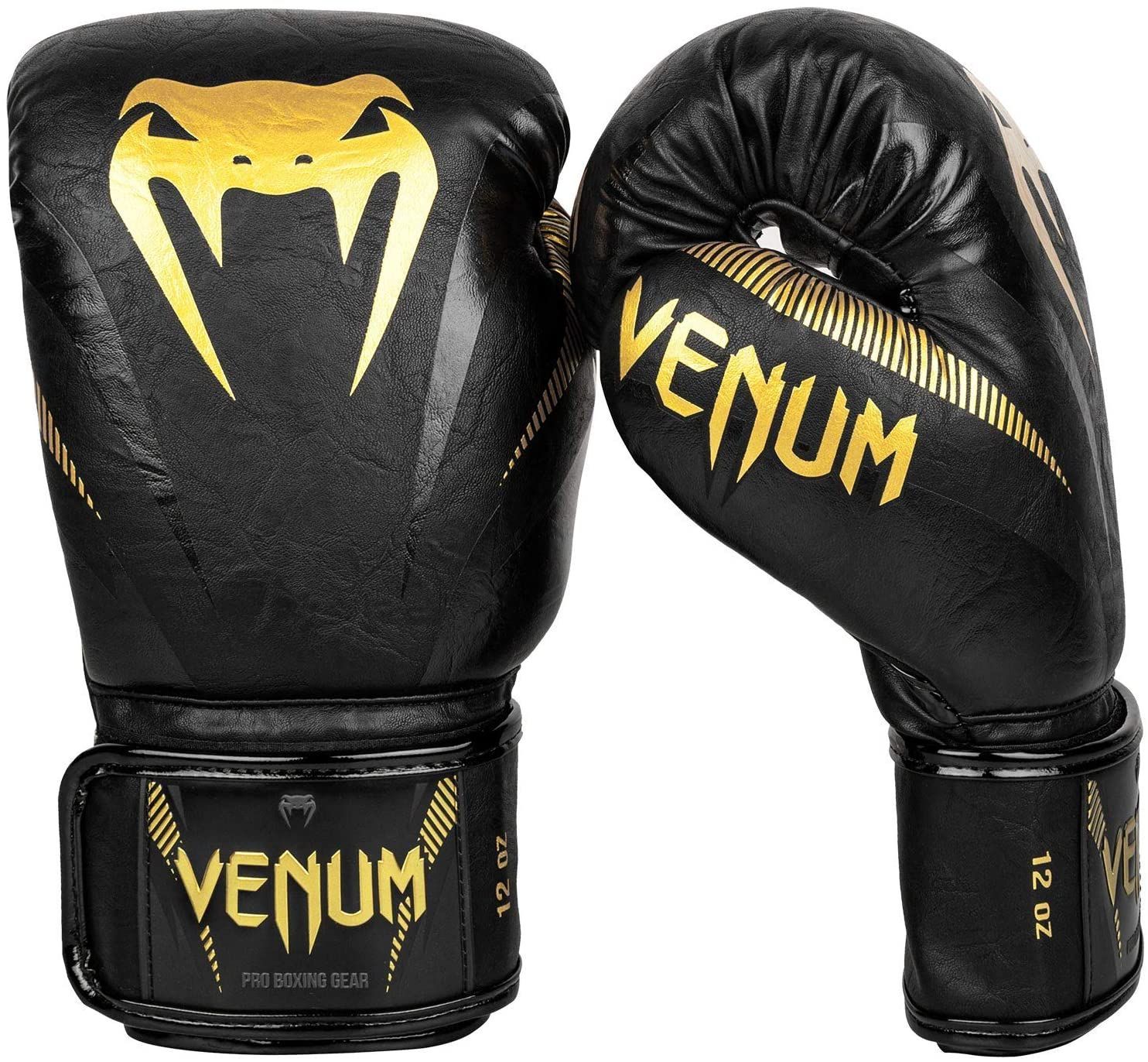 VENUM ボクシンググローブ Impact - インパクト（黒 黒） Boxing