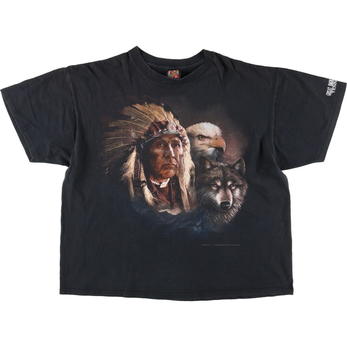 古着 90年代 ハーレーダビッドソン Harley-Davidson 3D EMBLEM モーターサイクル バイクTシャツ USA製 メンズXXL ヴィンテージ/eaa431547