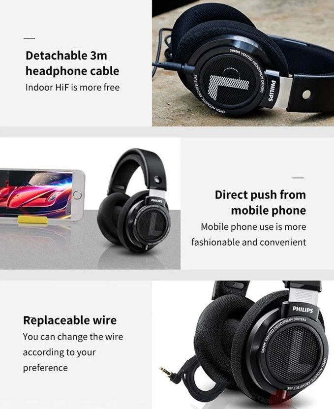 フィリップス SHP9500 開放型 ヘッドホン 新品 未開封 フィリップス SHP9500 開放型 ヘッドホン 新品 未開封