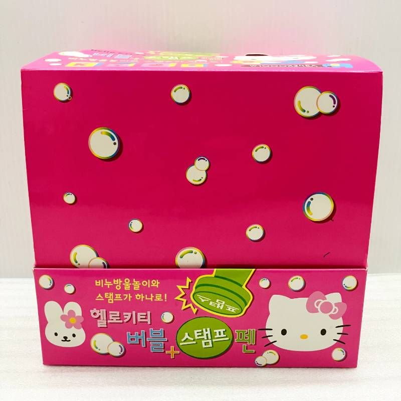 ハローキティ バブルスタンプペン 24本ディスプレイ付き 2008年製 韓国