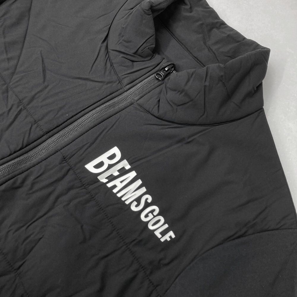 サイズ：XL BEAMS GOLF ビームスゴルフ 中綿ジャケット ブラック系