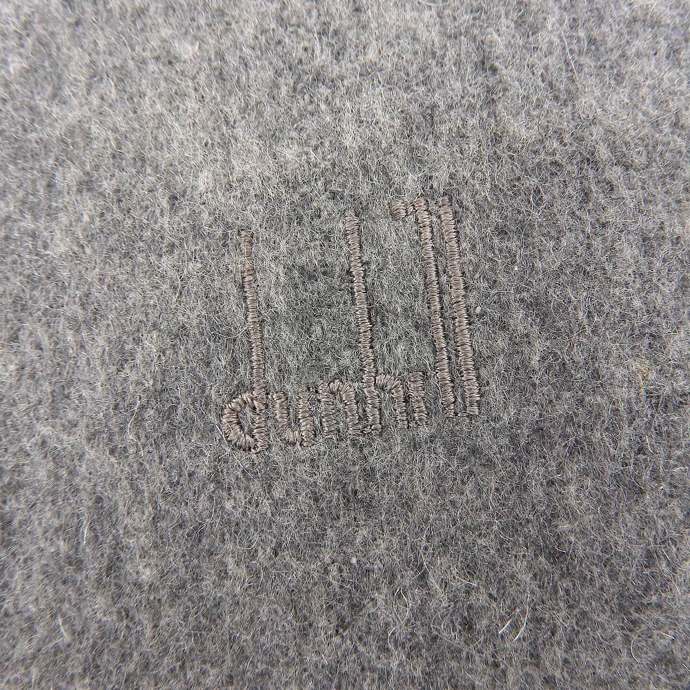超美品 ダンヒル Dunhill 現行タグ イングランド製 ロゴ刺繍 最