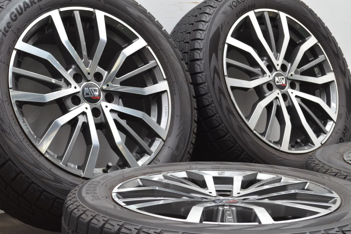 OZ レーシング MSW49 18in 8J 48 PCD112 ヨコハマ アイスガード G075 235 55R18 ベンツ EQA EQB GLA GLB スタッドレス