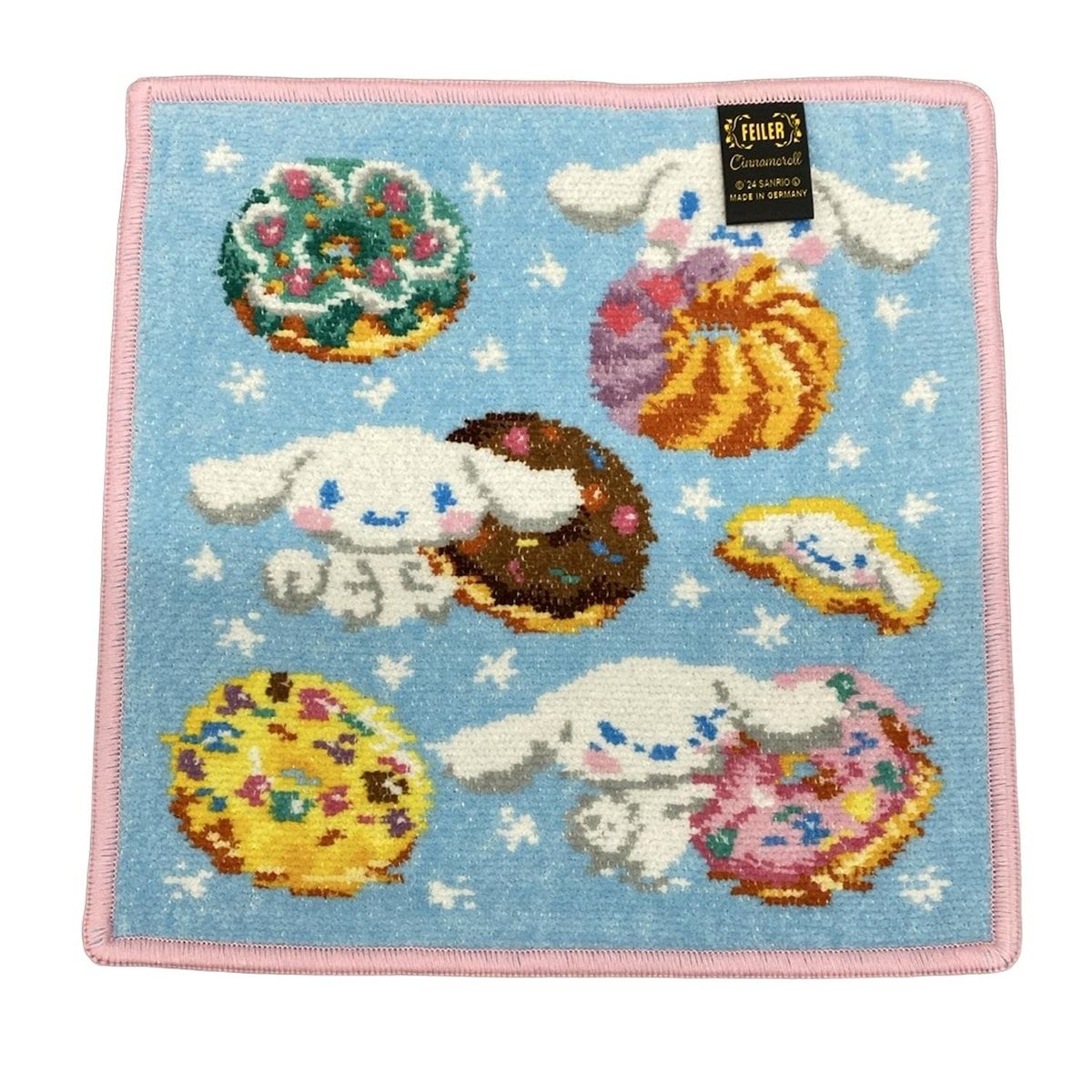 FEILER(フェイラー) 小物新品同様 - ライトブルー×白×マルチ