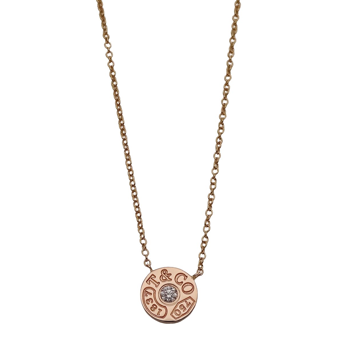 ティファニー TIFFANY&Co. ネックレス レディース ブランド 750PG 1P  