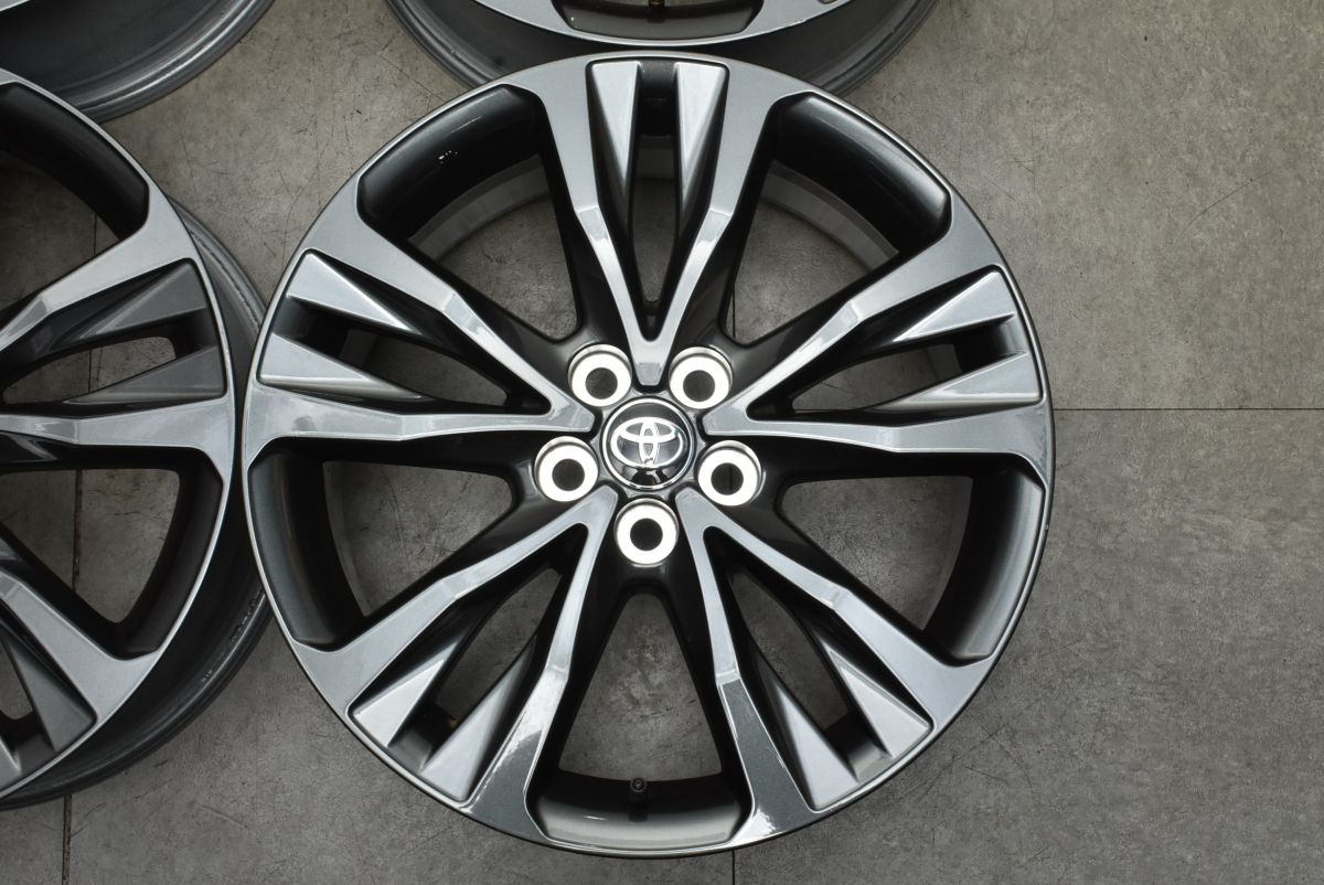 中古アルミ17X7.0 PCD100 プリウス、カローラツーリング、シエンタ等に 2023年製 新車外し品】トヨタ カローラツーリング W×B 純正 17in