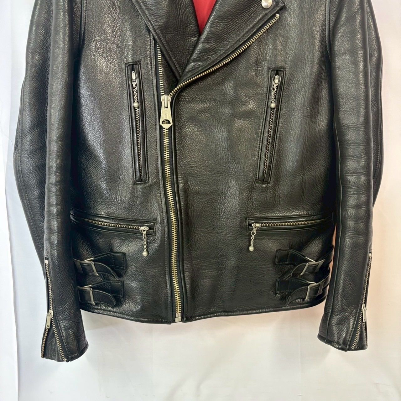Y2LEATHER ダブルライダースジャケット 38 Y'2 LEATHER ワイツーレザー【SR-38】【STEER OIL DOUBLE RIDERS