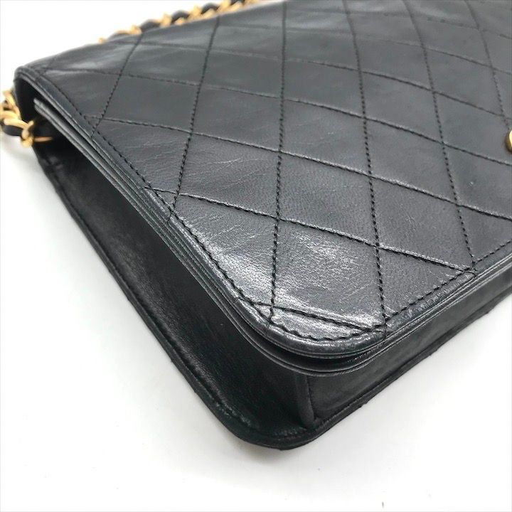 良品 CHANEL シャネル マトラッセ ココマーク プッシュロック チェーン  