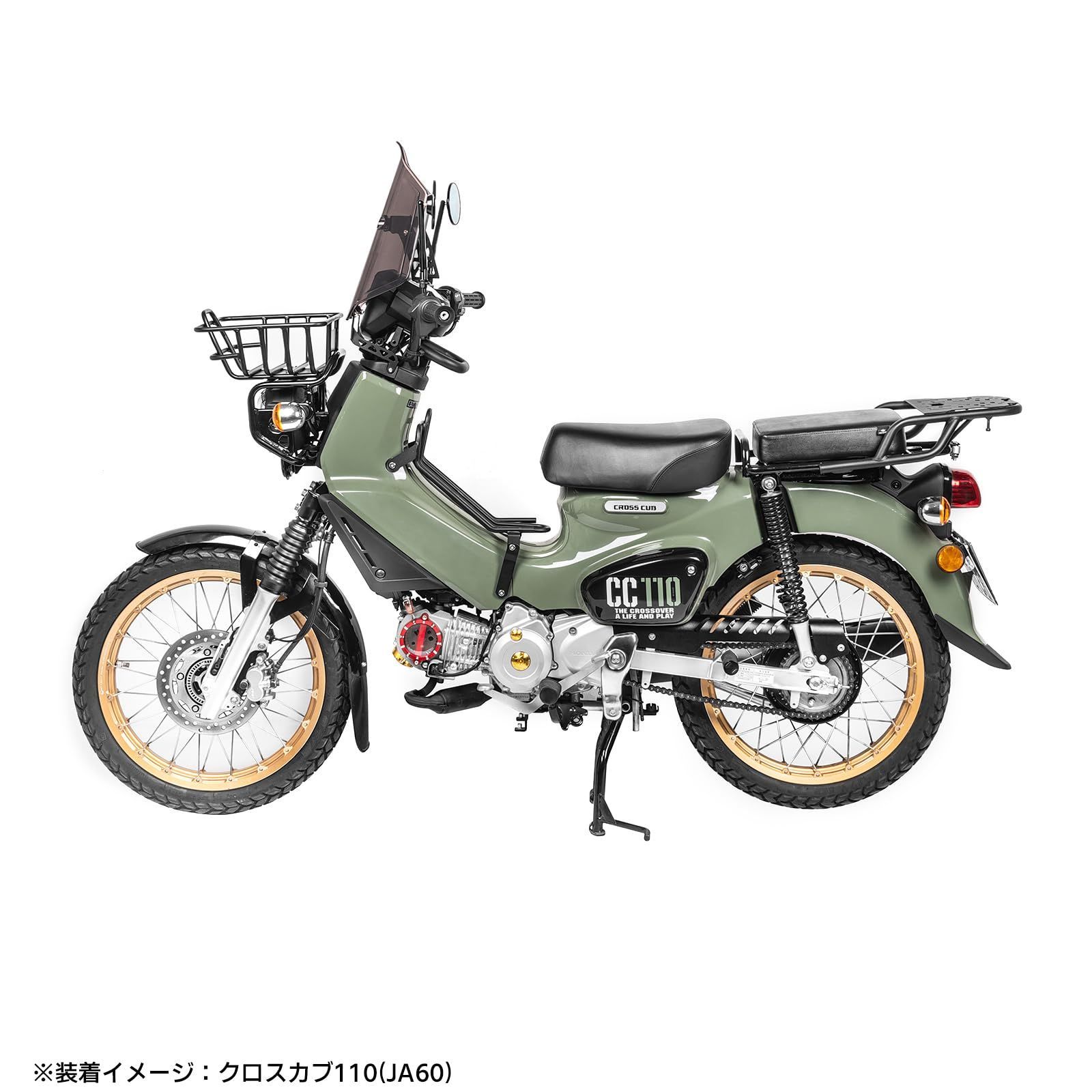 HI-LINE バイク リアキャリア クロスカブ スーパーカブ 延長 HI-LINE バイク リアキャリア クロスカブ スーパーカブ 延長