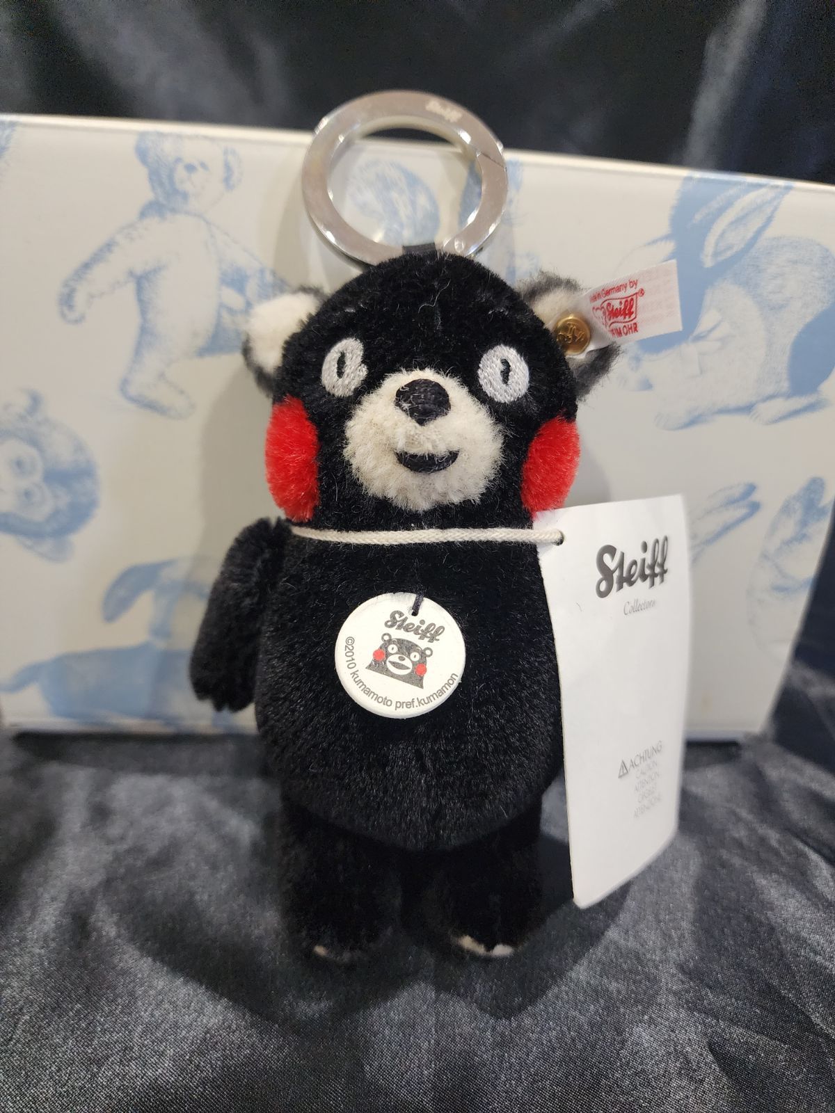 ◆Steiff　シュタイフ　くまモン　ぬいぐるみ　キーリング◆限定3500体◆ Steiff (シュタイフ) キーリング くまもん 3500体限定品