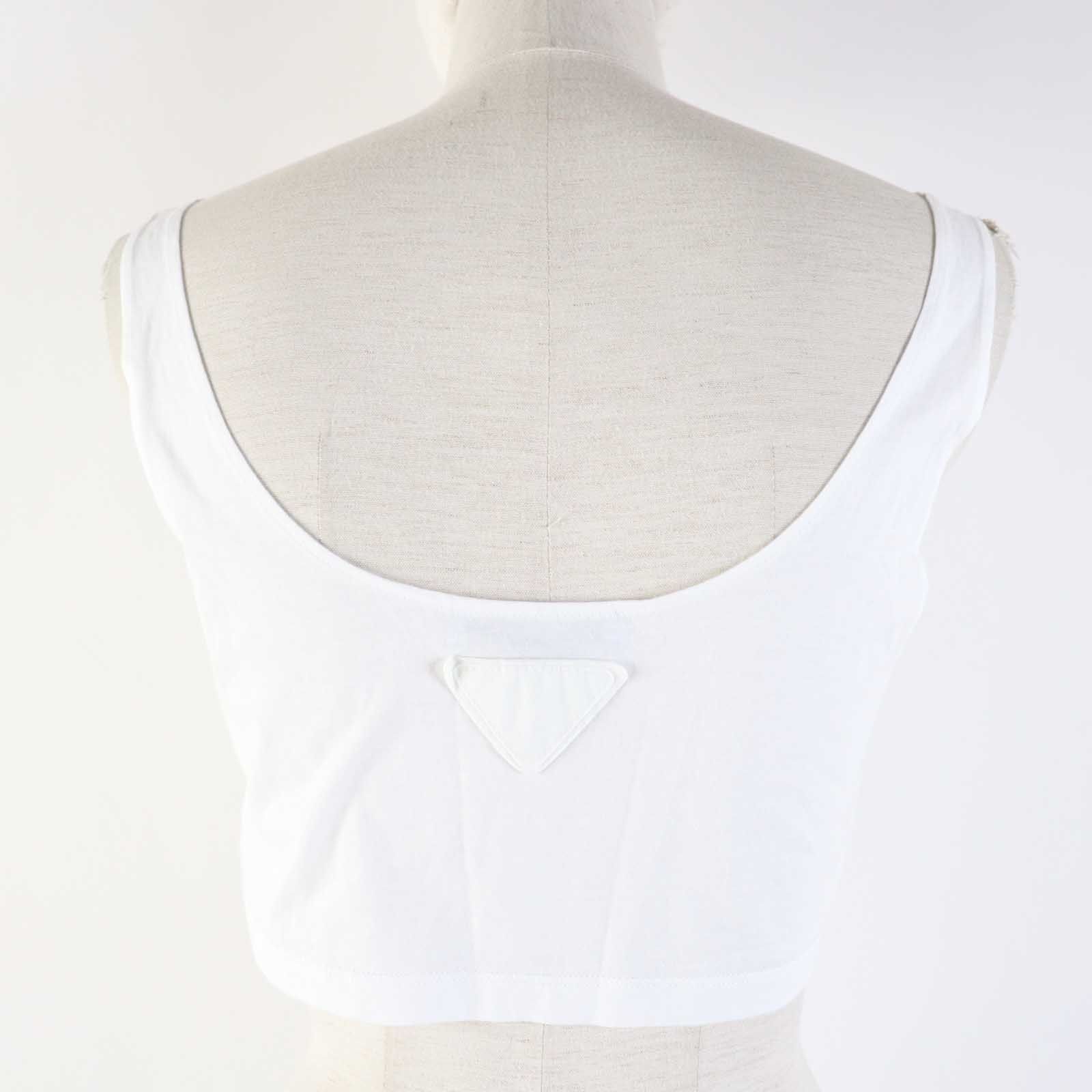 PRADA - PRADA プラダ 23SS Cotton Short Sleeves Logo Tee 三角