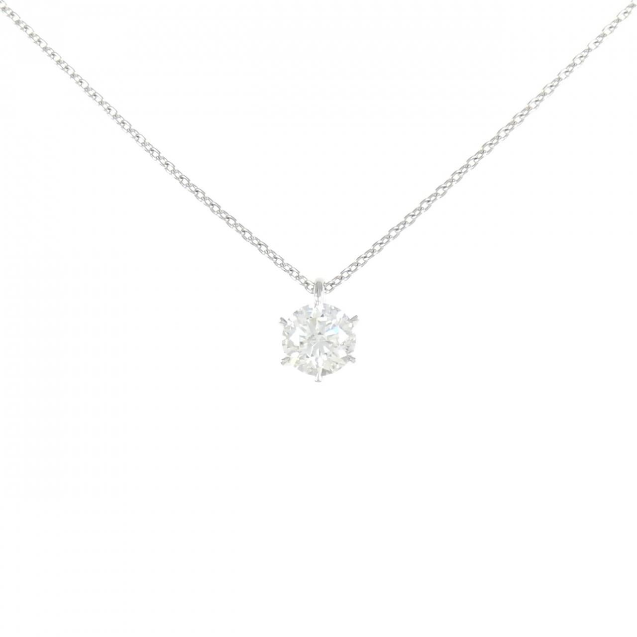 リメイク PT900|PT850 ダイヤモンド ネックレス 0.659CT H I1 VG