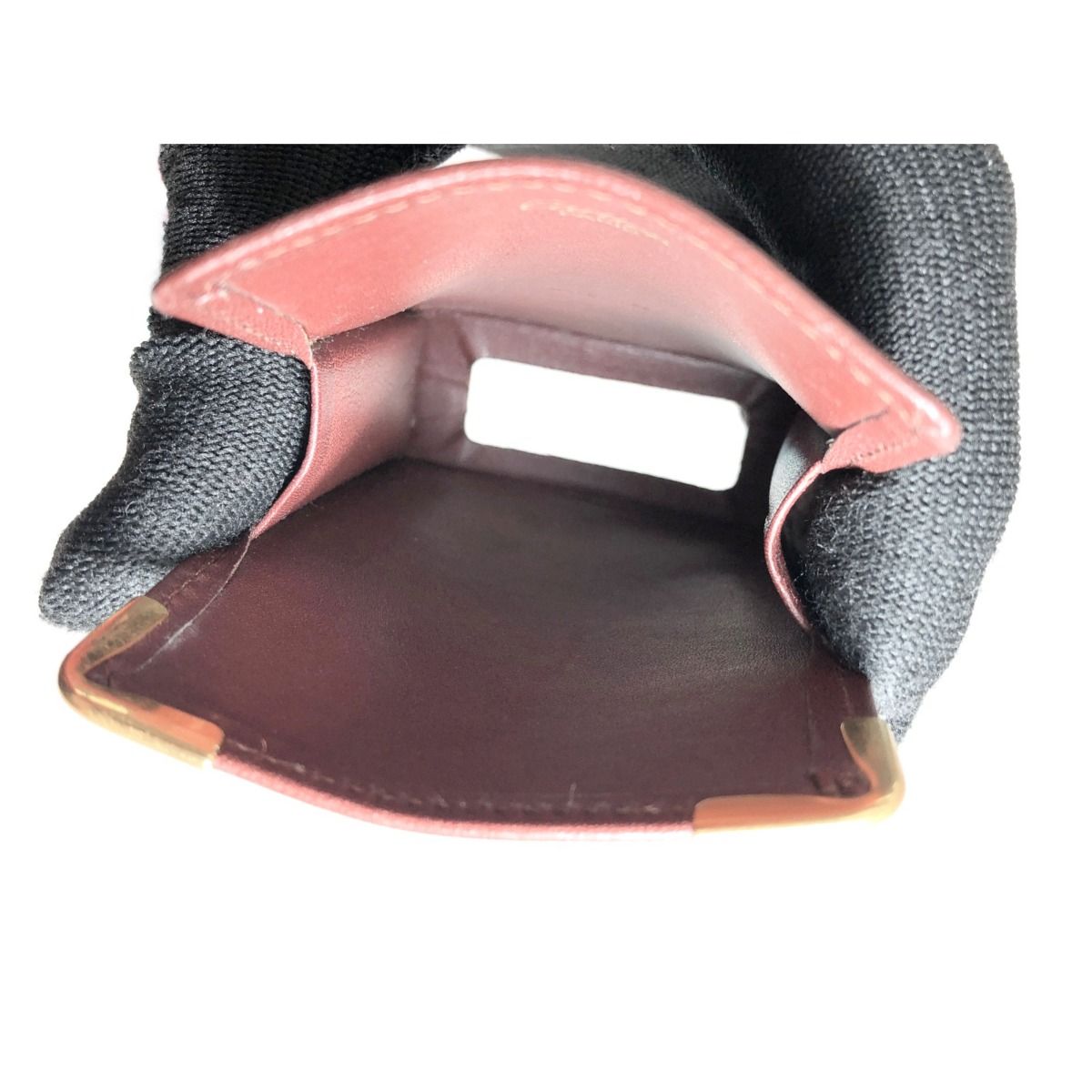 〇〇Cartier カルティエ マスト ドゥ カルティエ カーフレザー タバコ