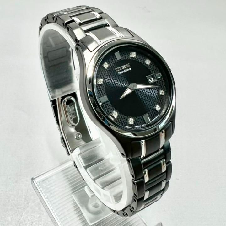 メルカリShops - 【新品】シチズン エコドライブ 定価4.7万円 ブラック レディース腕時計