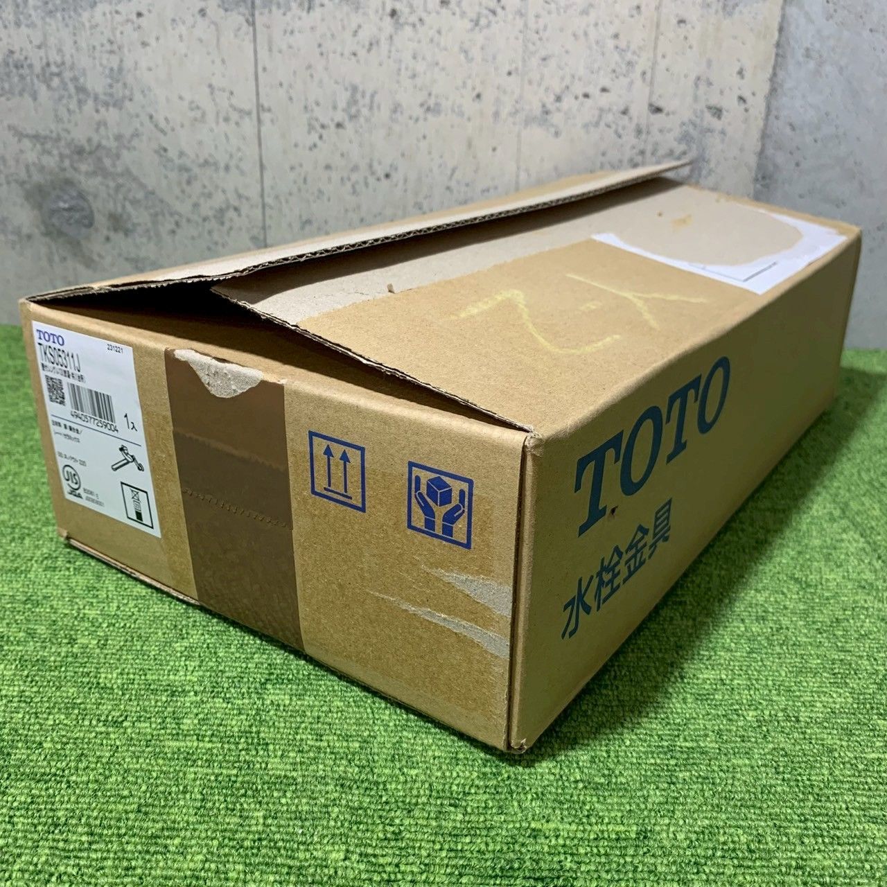 C9594 |開封品 TOTO 壁付シングル 台所 TKS05311J