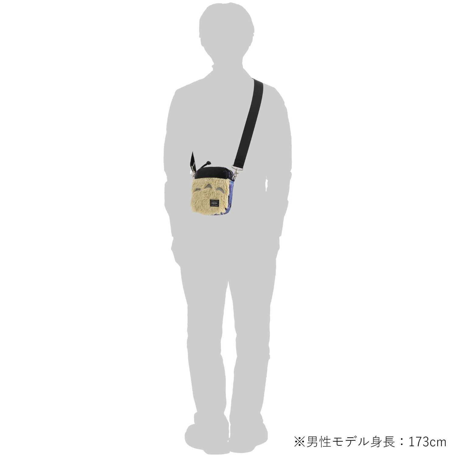 新品】PORTER となりのトトロ コラボ VERTICAL SHOULDER BAG ブラック 