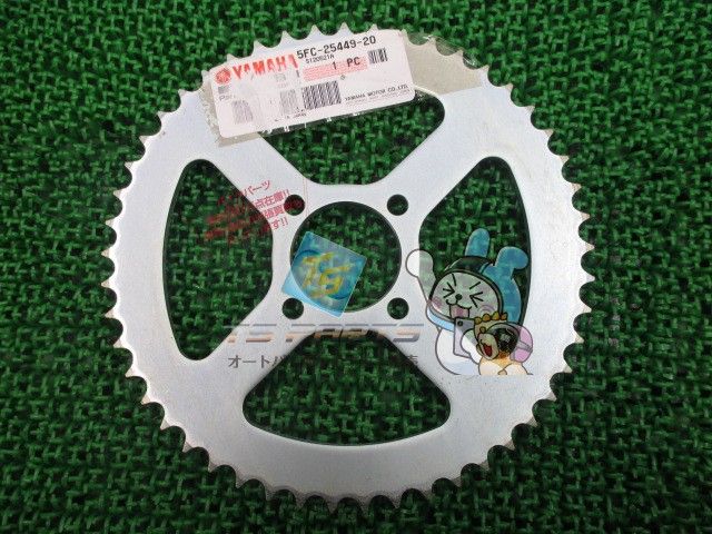 RZ50 リアスプロケット 在庫有 ヤマハ 純正 バイク 部品 5FC 49T TT-R125 車検 Genuine DT50 lG