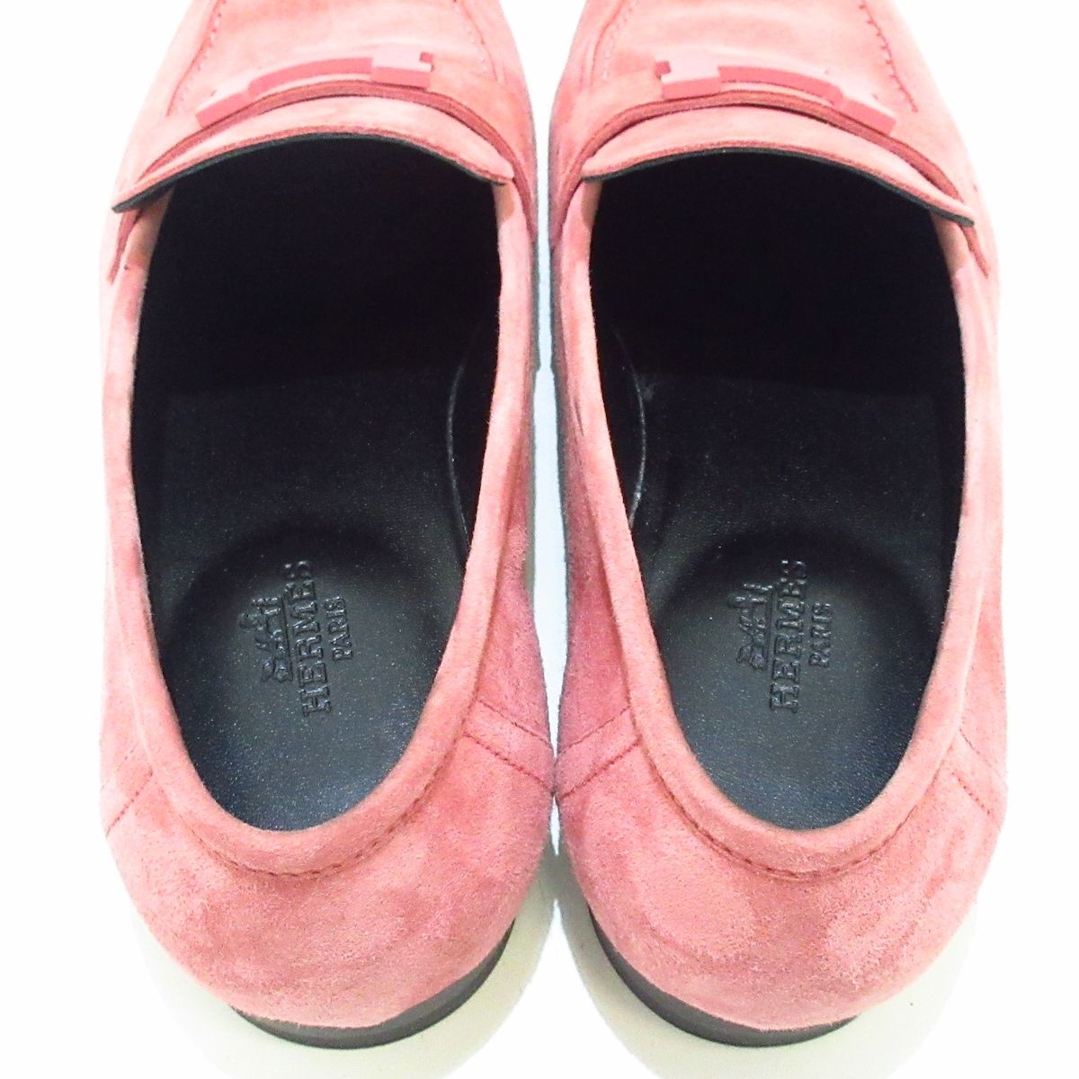 HERMES paris モカシン　ローファー 36 ピンクベージュ HERMES paris モカシン ローファー 36 ピンクベージュ HERMES